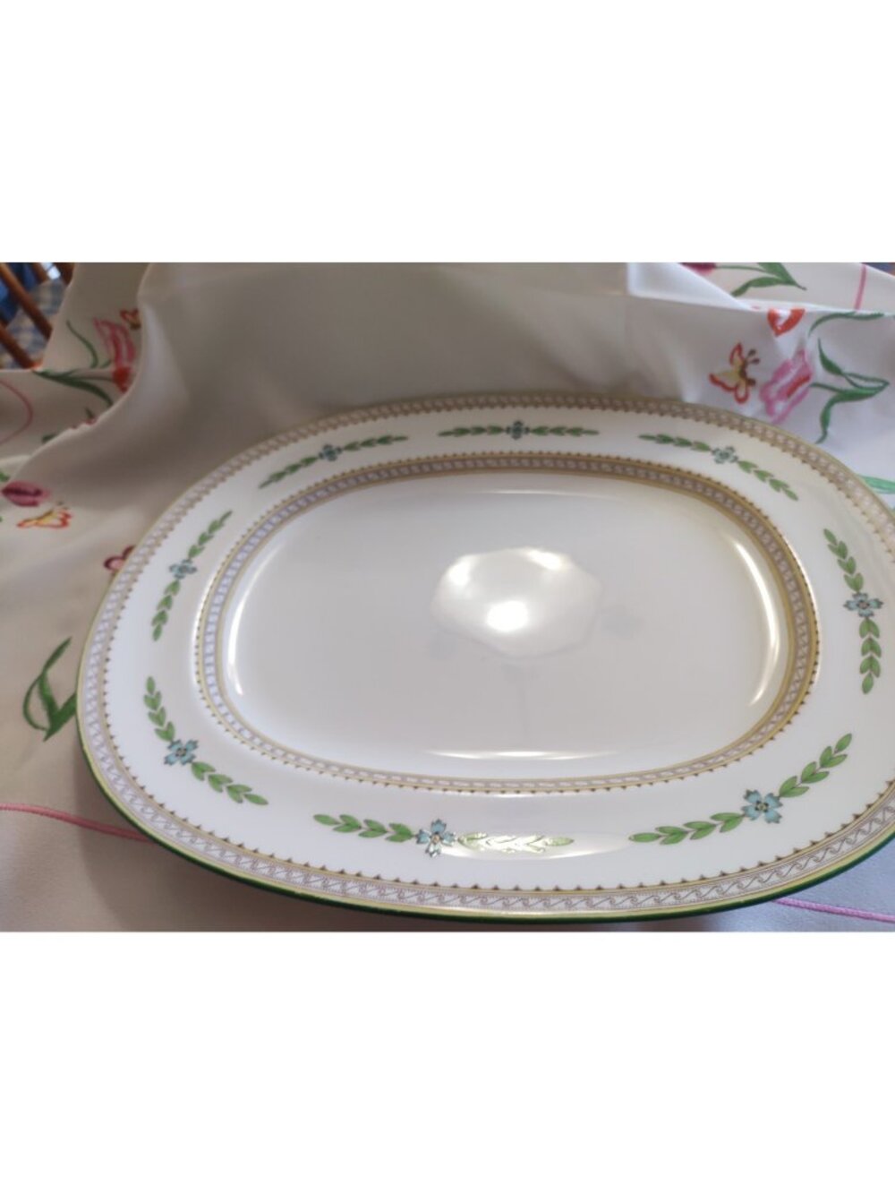 Vintage large Minton Serving Platter "Kent" pattern 15" x 12"